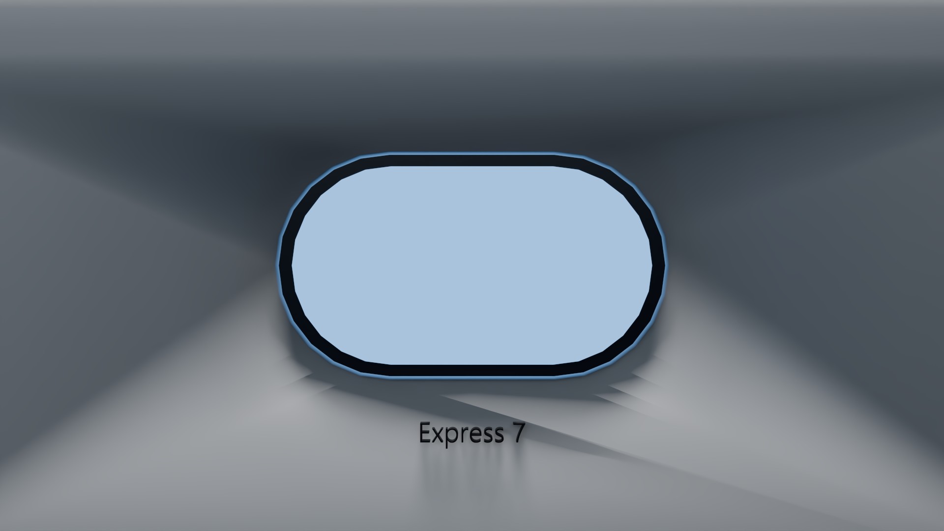 UniFi Express 7 in the pack, 0.96 inch LCM status display lit.